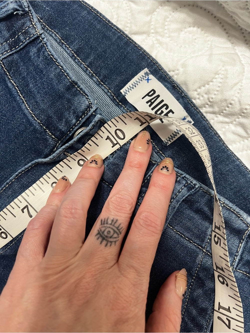 PAIGE Mayslie Ankle Straight Leg Jeans
274 Blue - Picture 10 of 13